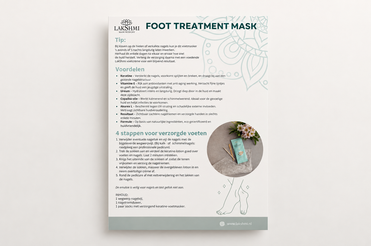 NK Cosmetics - Foot Treatment Mask 22 g – Pedicureset
