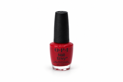 Le Brasil Manicure & Pedicure nagelversterker O.P.I Nail Envy Big Apple Red, glanzende nagellak voor sterke nagels