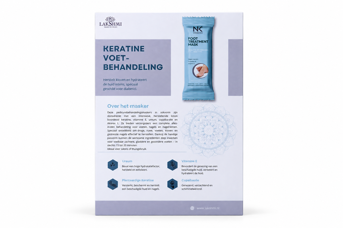 NK Cosmetics - Foot Treatment Mask 22 g – Pedicureset